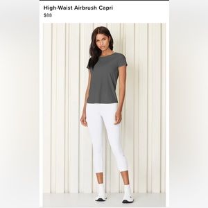 Alo High Waist airbrush leggings white